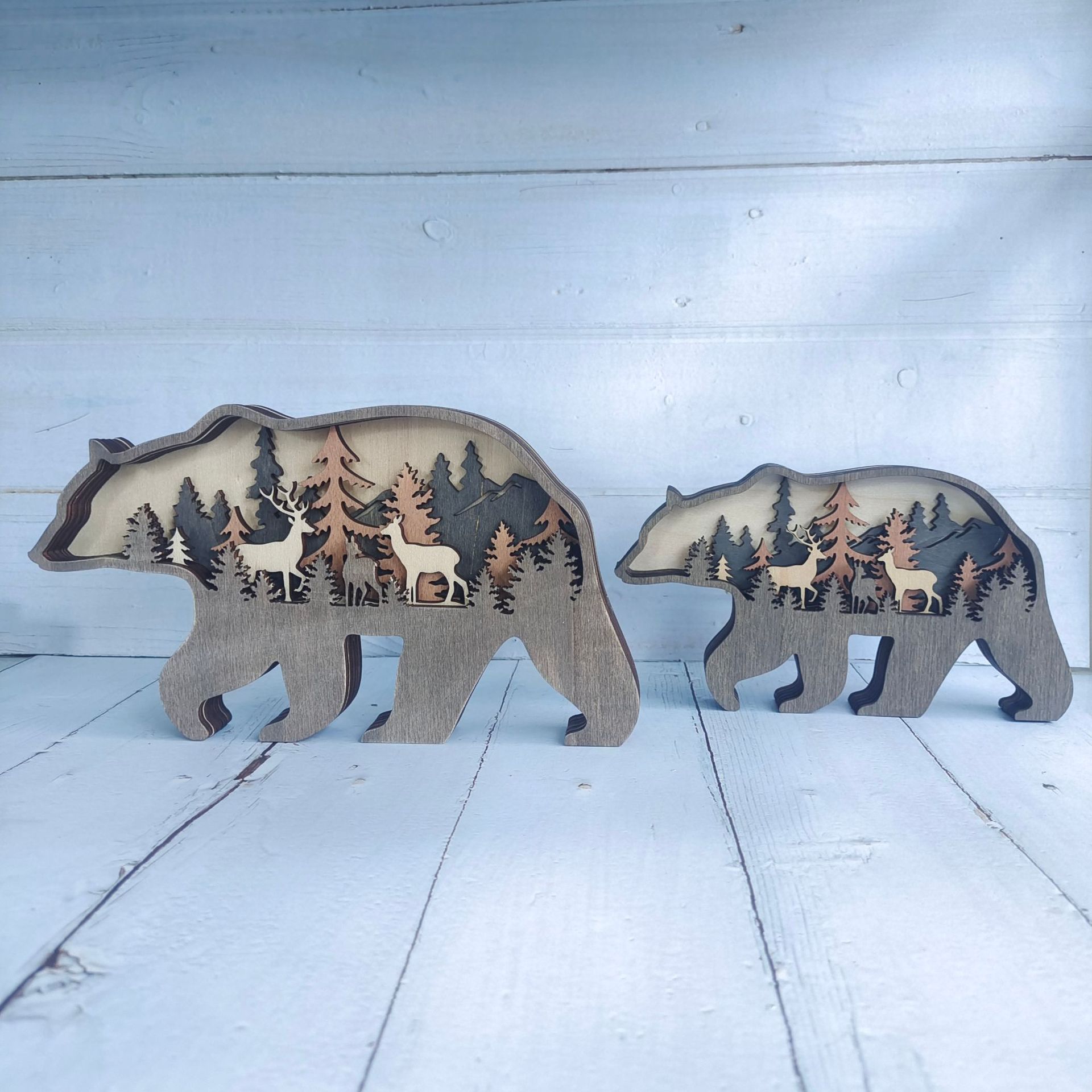 Nuevos Decorativos de Madera Tallados Animales para Creatividad en el Hogar — imagen 10