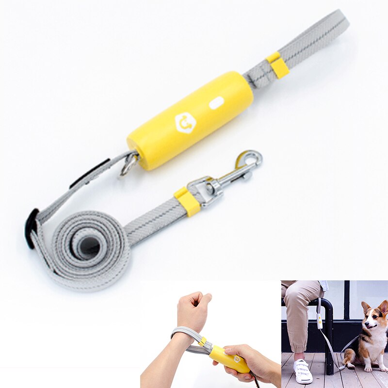 Cuerda de perro reflectiva anti pérdida suministros para paseos caninos cuerda elástica para perros cadena Keji — imagen 1