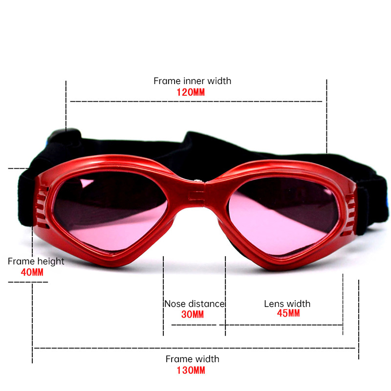Gafas de Sol para Perros Pet Protection Chihuahua Doggles UV Gafas de Protección para Ojos Yorkie — imagen 2