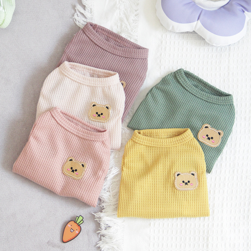 Thin Sleeveless Vest Small Dog Teddy Pomeranian Bears Pet Cat Dog Clothes — image 1