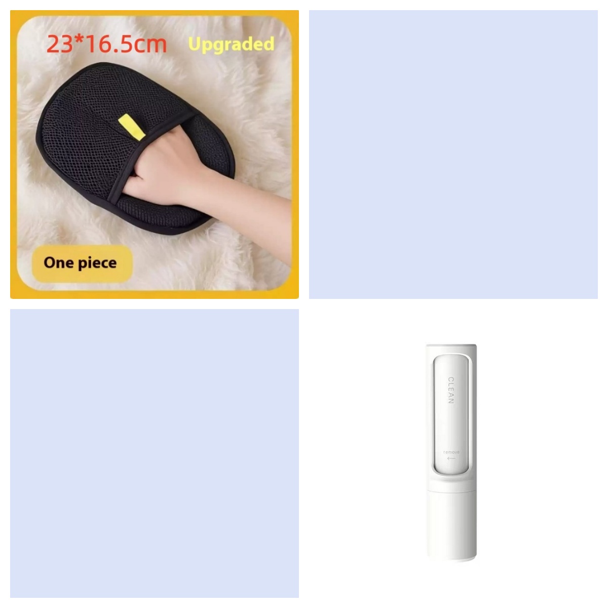 2-1 Reusable Pet Hair Remover Brush Lint Roller Portable Effective Self Cleaning Tool for Cat Dog Fur Hair Dust Removal Brush — image 23
