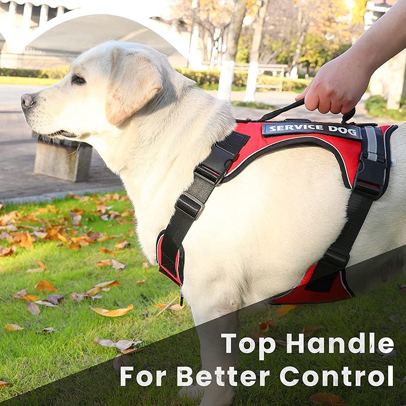 New Pet Traction Dog Explosion-Proof Punch Chest Strap Undershirt Type Reflective Pet Chest Strap — image 1