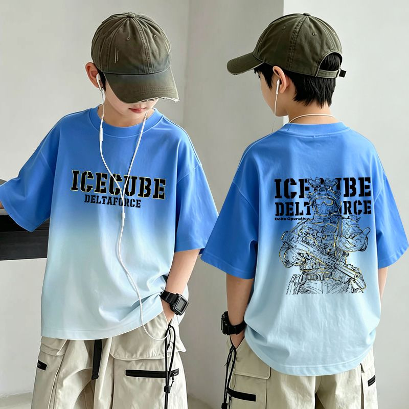 Cool Dragon Short Sleeve T-Shirt for Boys — image 3