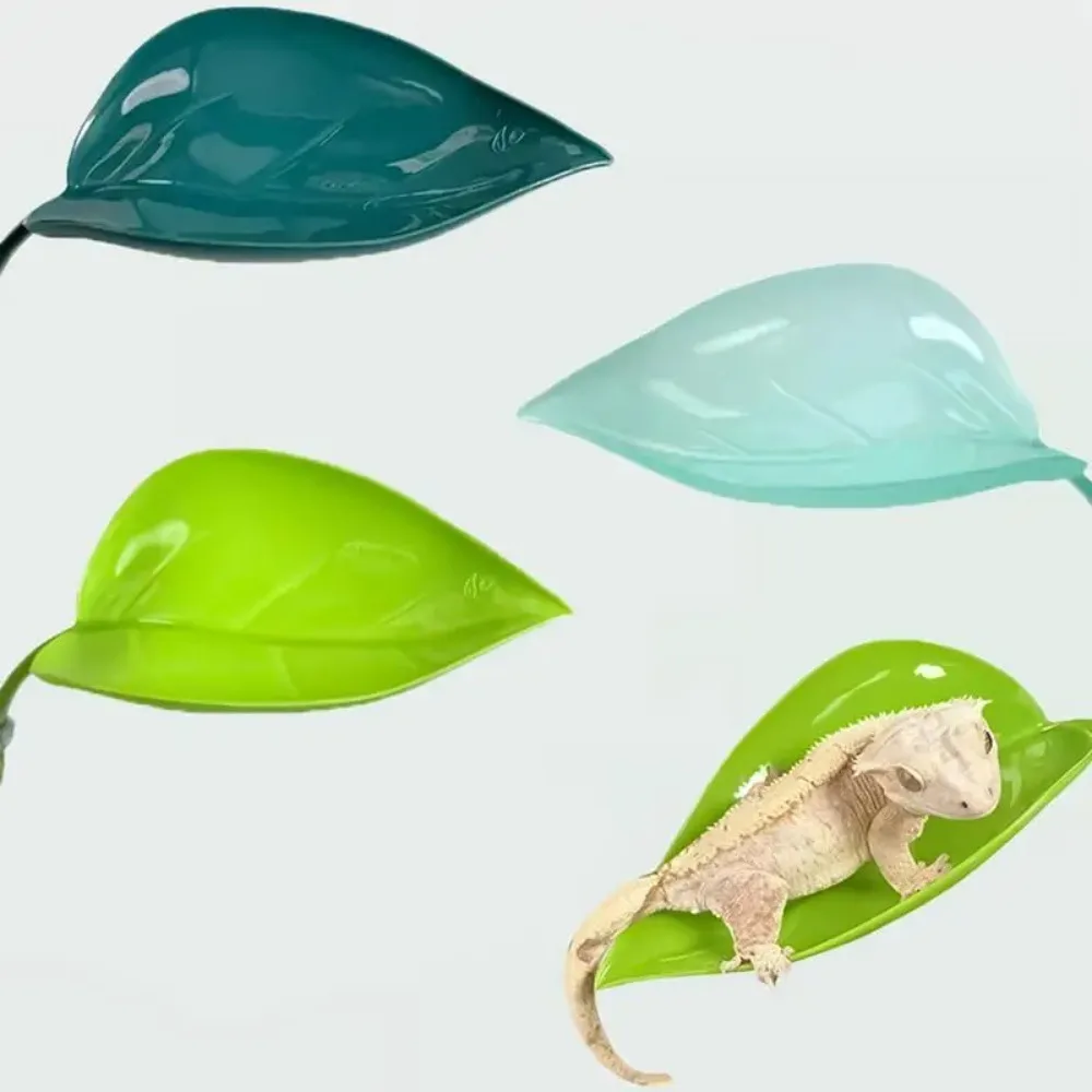 Hoja con Ventosa para Hábitat de Ranas 2026, Área de Descanso para Reptiles y Gecos, Terraza de Hojas Simuladas, Accesorio para Terrario — imagen 1