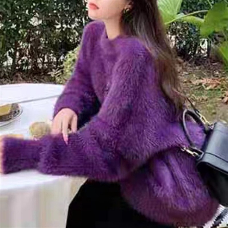 Premium mink fur sweater for women — image 7
