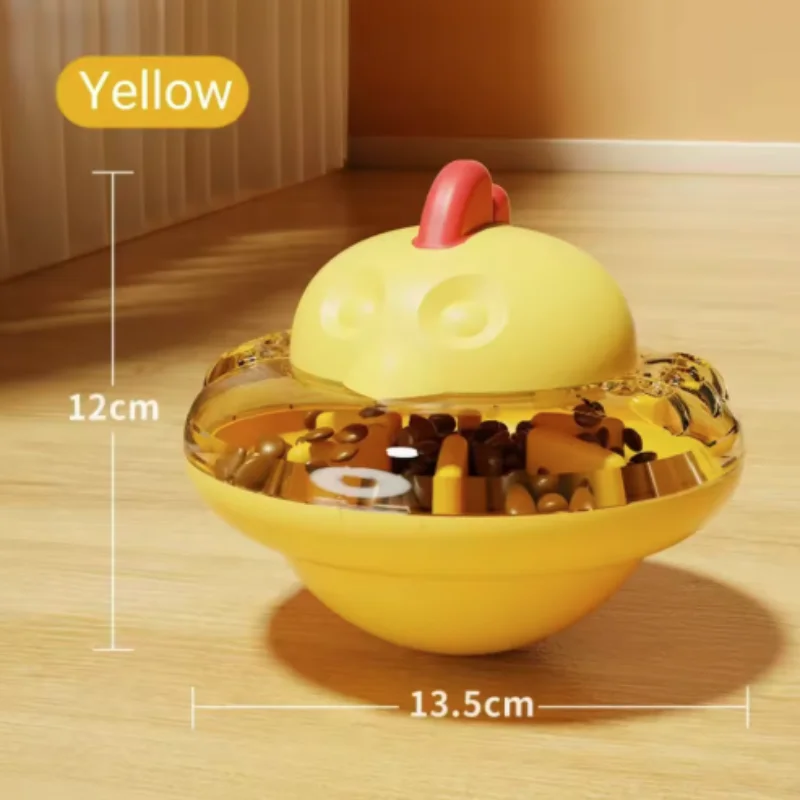 Funny Chicken Shape Cat Dog Food Dispenser Toy Interactive Slow Feeder Puzzle Toy for Cats and Dogs — image 9