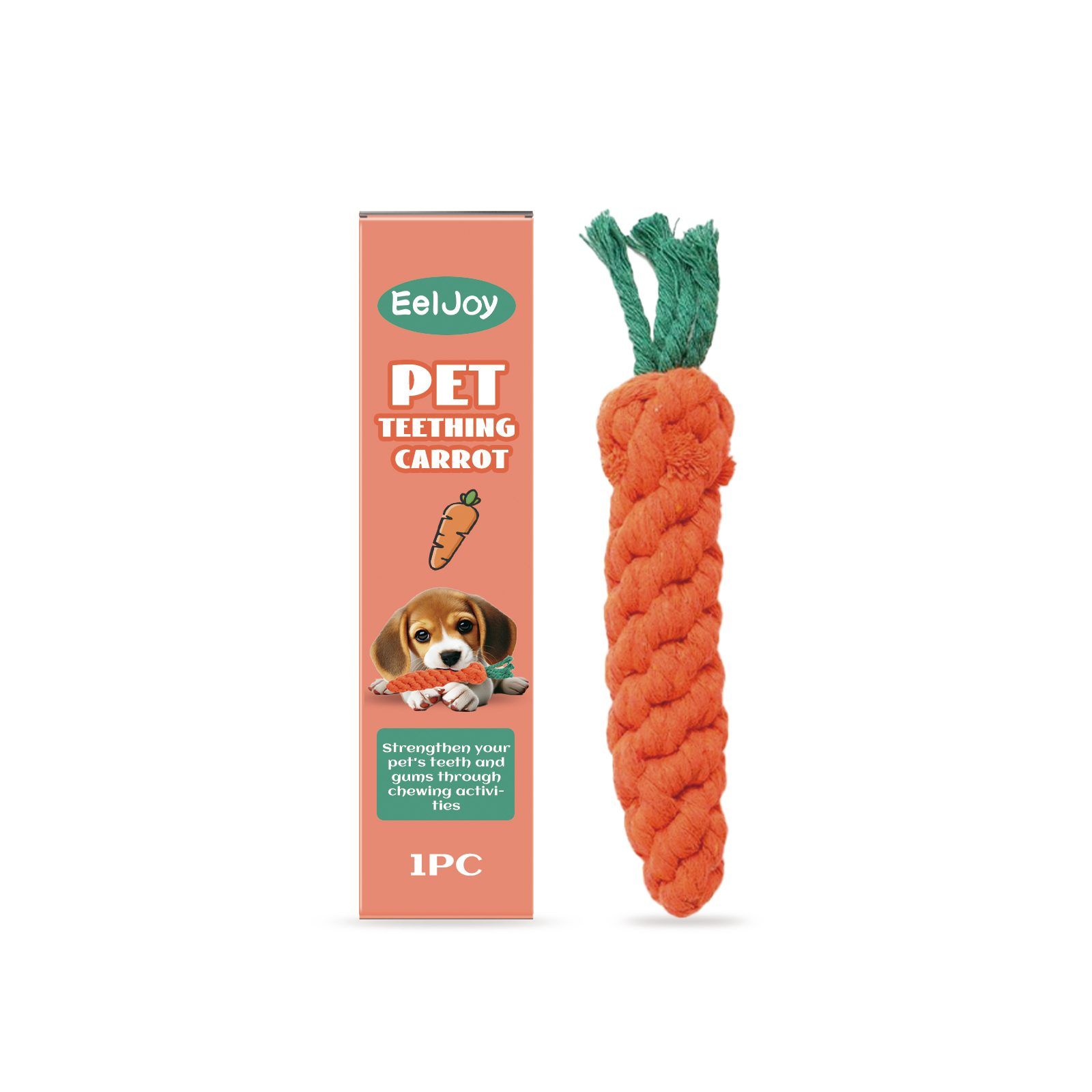EELJOY Carrot-Shaped Pet Chew Toy, 1 Piece — image 6