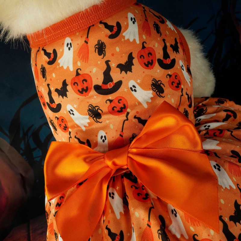 Halloween Pet Costume Pumpkin Bat Design Dog Clothing — image 4