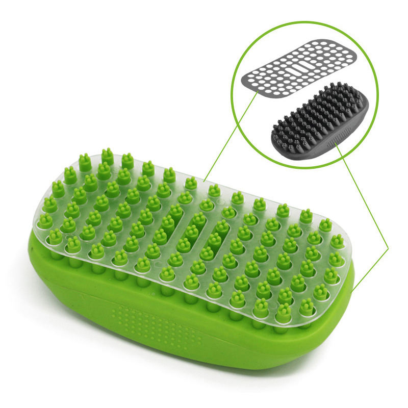 Pincel de Masaje para Baño Perro Pincel de Masaje para el Cuidado del Pelaje y Eliminación de Pelo — imagen 4