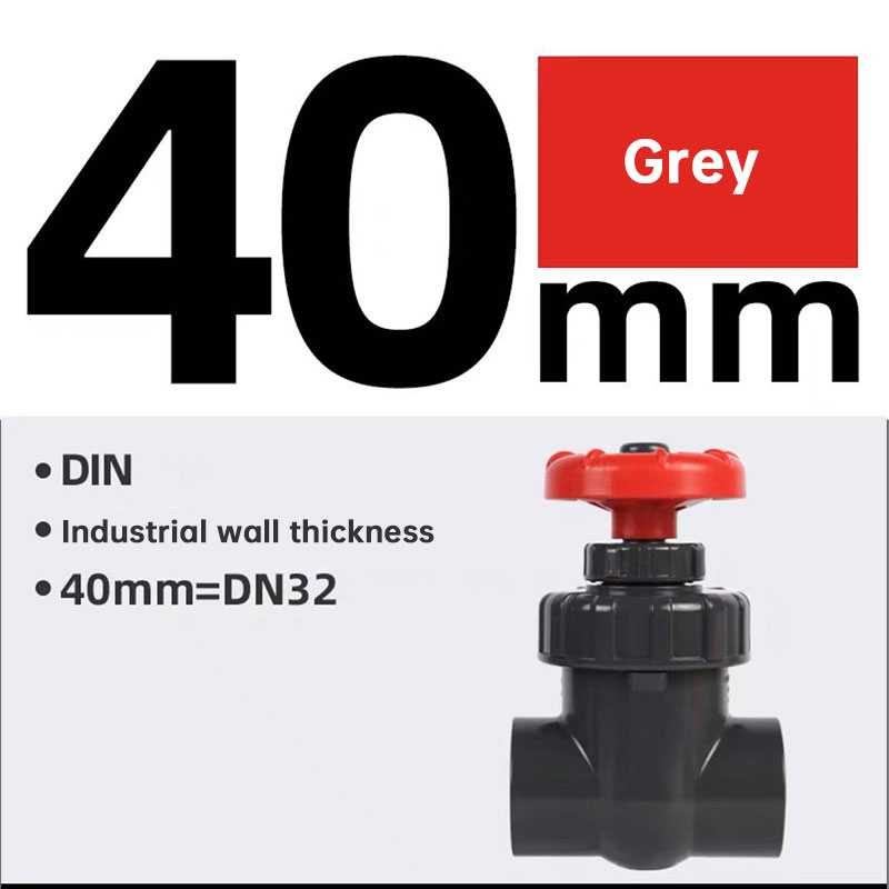25/32/40mm UPVC Control Valve - Corrosion Resistant Plastic Gate Valve for Aquarium Sump & Garden Drip Irrigation Accessories — image 15