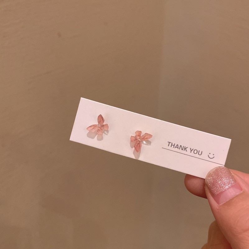 Juego de Pendientes de Mariposa Stereo Fashion Fairy: Pequeños, Simples, de Diseño Niche, Hipoalergénicos, de Celebridad Online — imagen 6