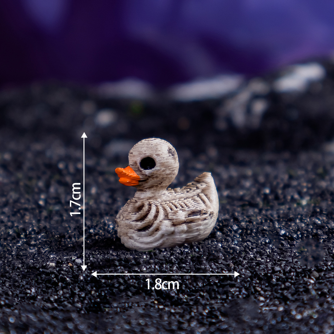 10pcs Halloween Hell Skeleton Duck Ornament DIY Jewelry Accessories Resin Craft Car Decorative Figurine — image 7