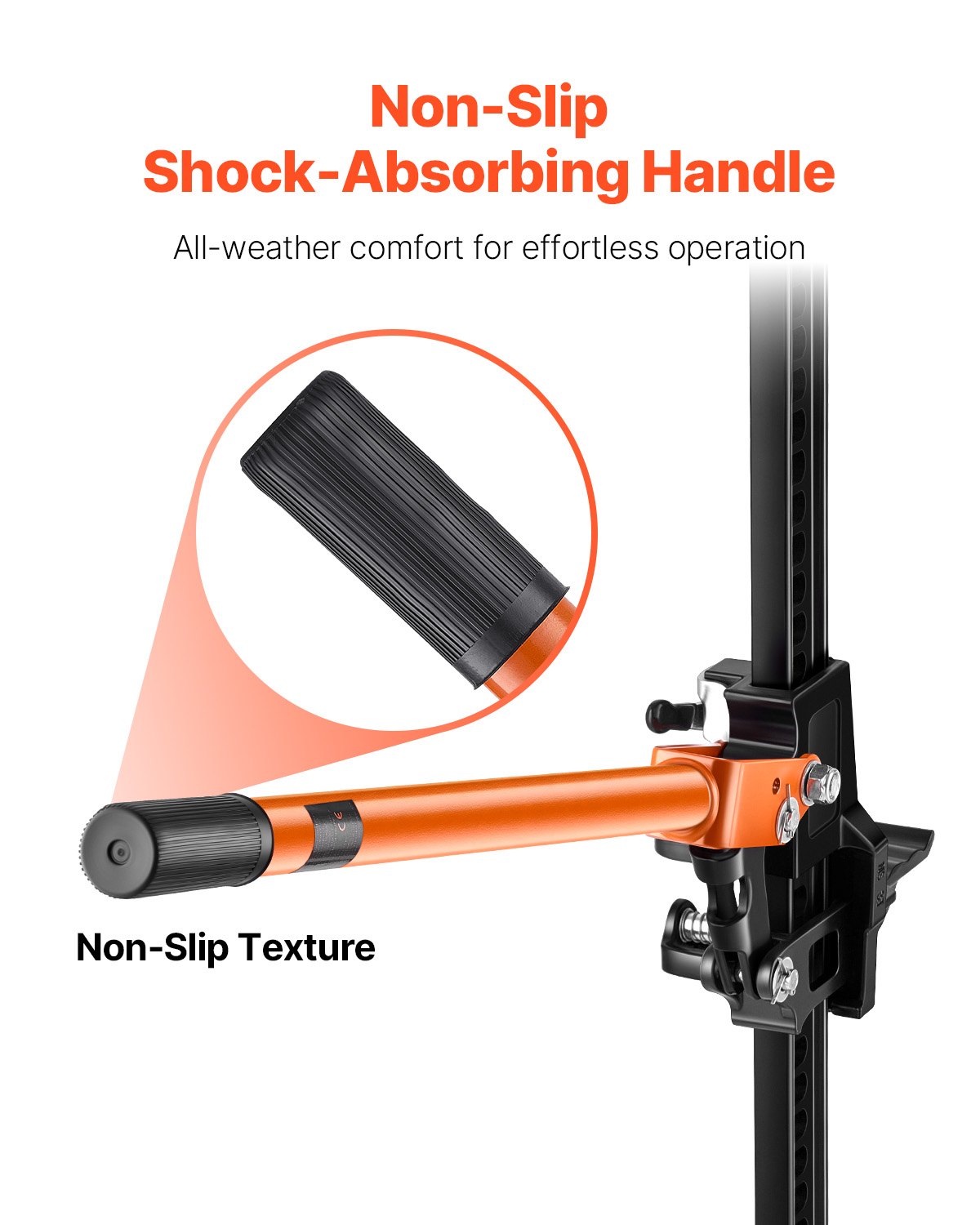 Farm Jack, 60" Utility High Lift Farm Jack, 3.18 Ton (7, 000 Lbs) Capacity Ratcheting Off Road Utility Jacks, Heavy-Duty Lift Jacks With 5.12"-54.33" Lifting Range For Tractor, Truck, SUV — imagen 5