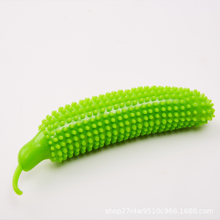 Dog Toy Cucumber Bite-Resistant Molar Stick Puppy Teddy Puppy Relieve Boredom Large And Small Dog Chewing Supplies — image 5