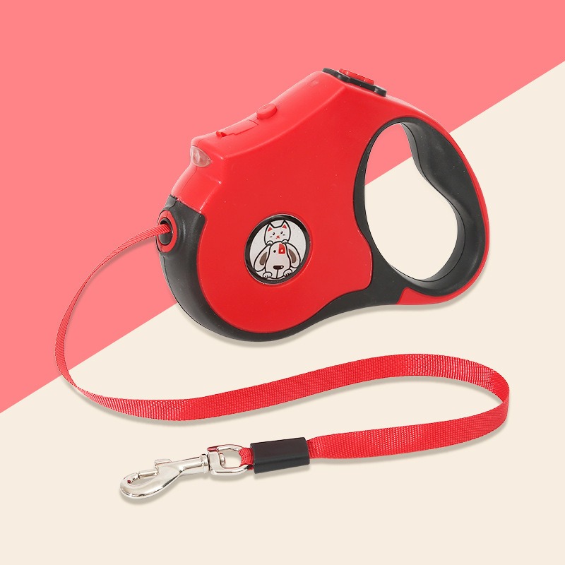Automatic Traction Rope Pet Supplies Automatic Retractable Traction Leash With Lights Out Walking Dog Light Dog Leash — image 9