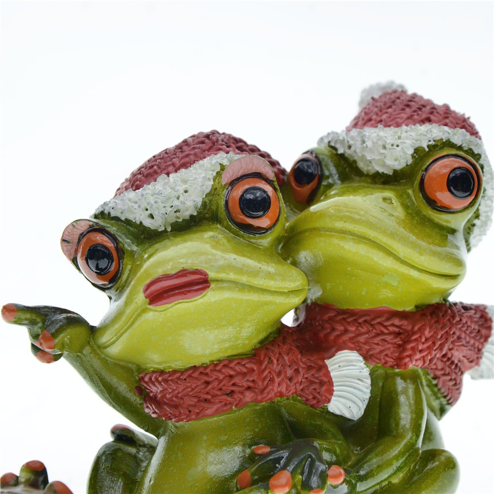 Garden Decoration Couple Frog Resin Craft Decoration — imagen 3