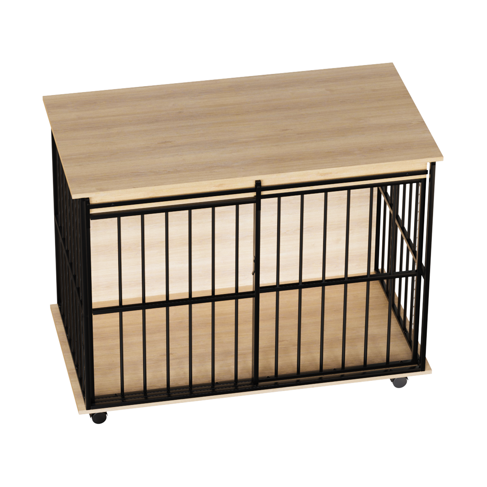 Dog crate furniture, large-sized dog crate suitable for medium to large dogs, wooden dog kennel furniture — image 3