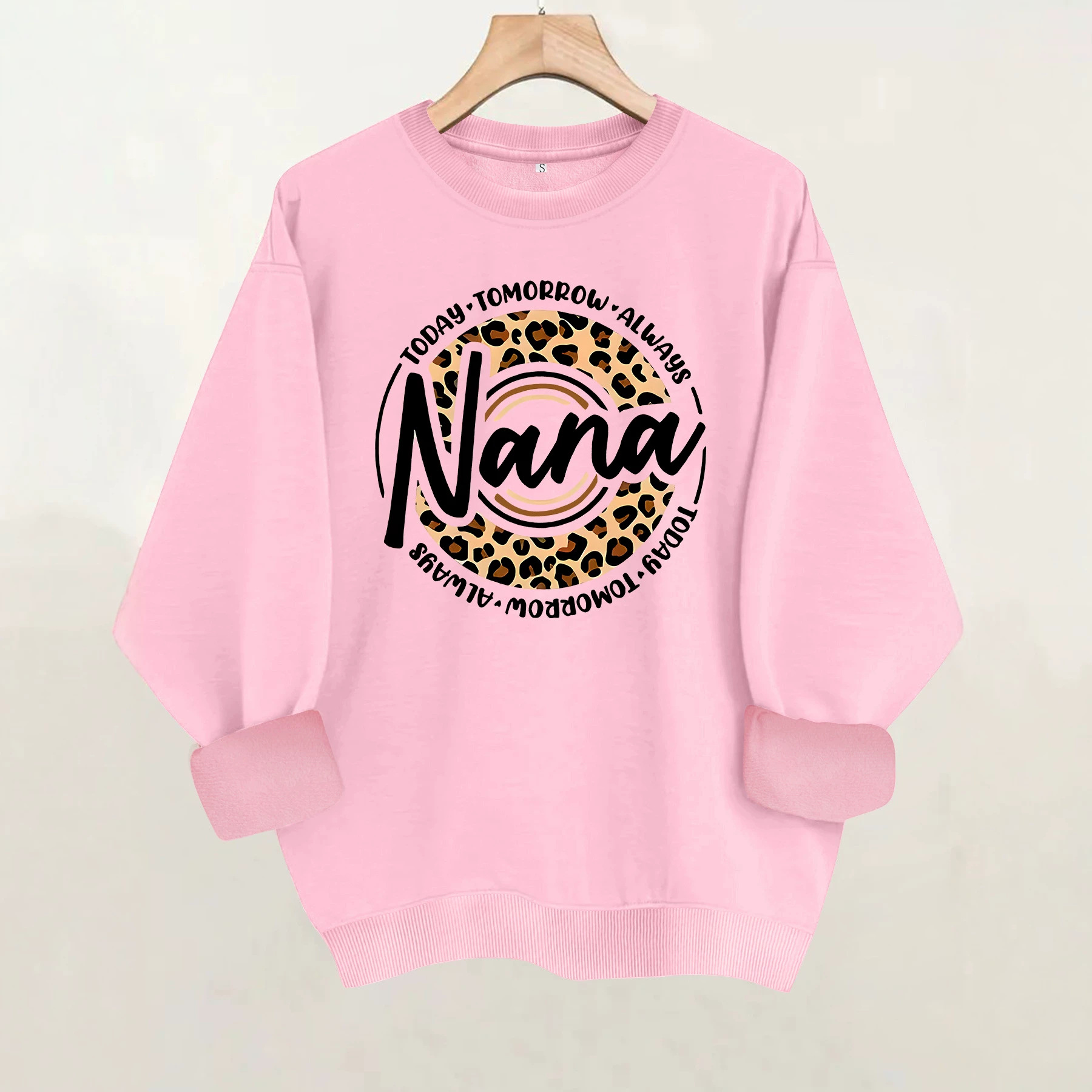 Leopard print fleece hoodie — image 4