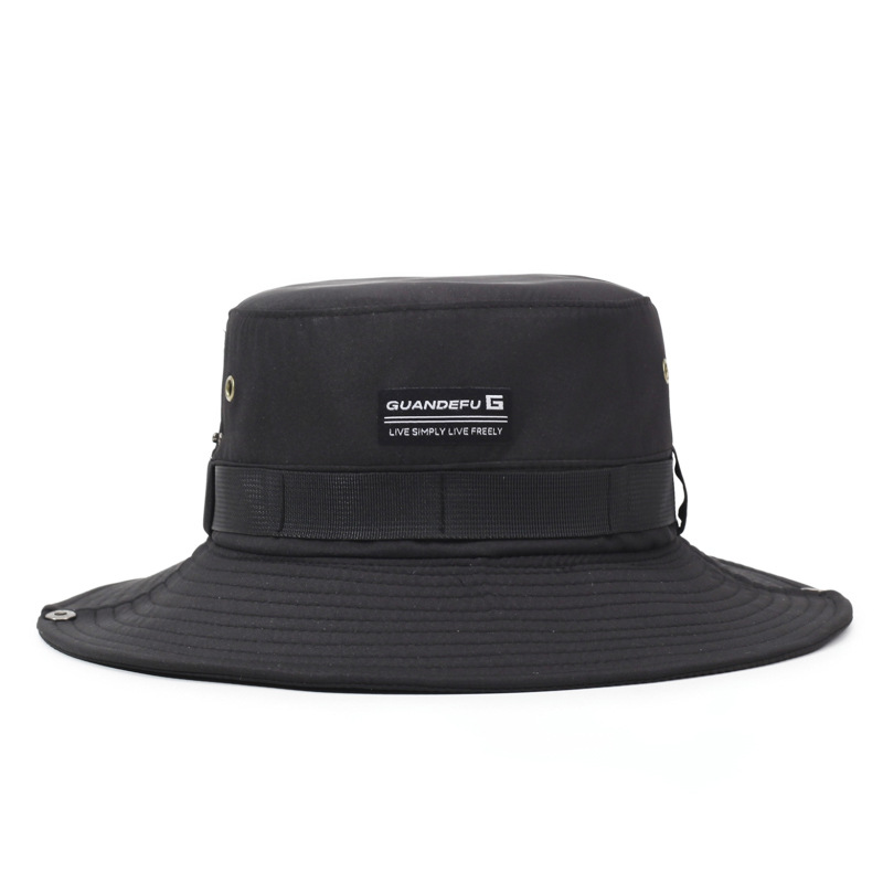 Summer Outdoor Sun Hat Hiking Fishing UV Protection Hat for Men and Women, Fashionable Bucket Hat, Trendy Casual Breathable Hat — image 6