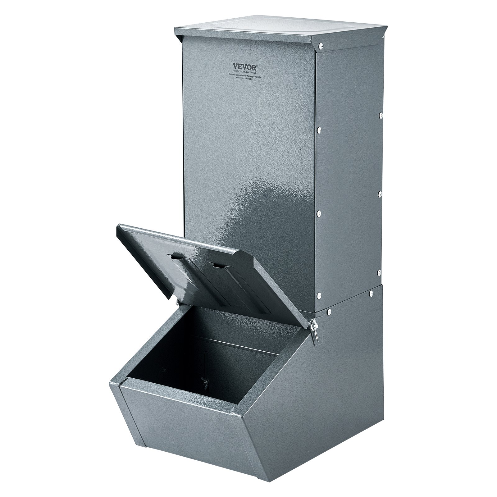 Alimentador de Cerdos, Capacidad 2.2 Fanegas, Alimentador Único para Cerditos, Acero Pesado Resistente a la Corrosión, Tazón Multifuncional para Cria y Accesorio Exterior para Ganado — imagen 1