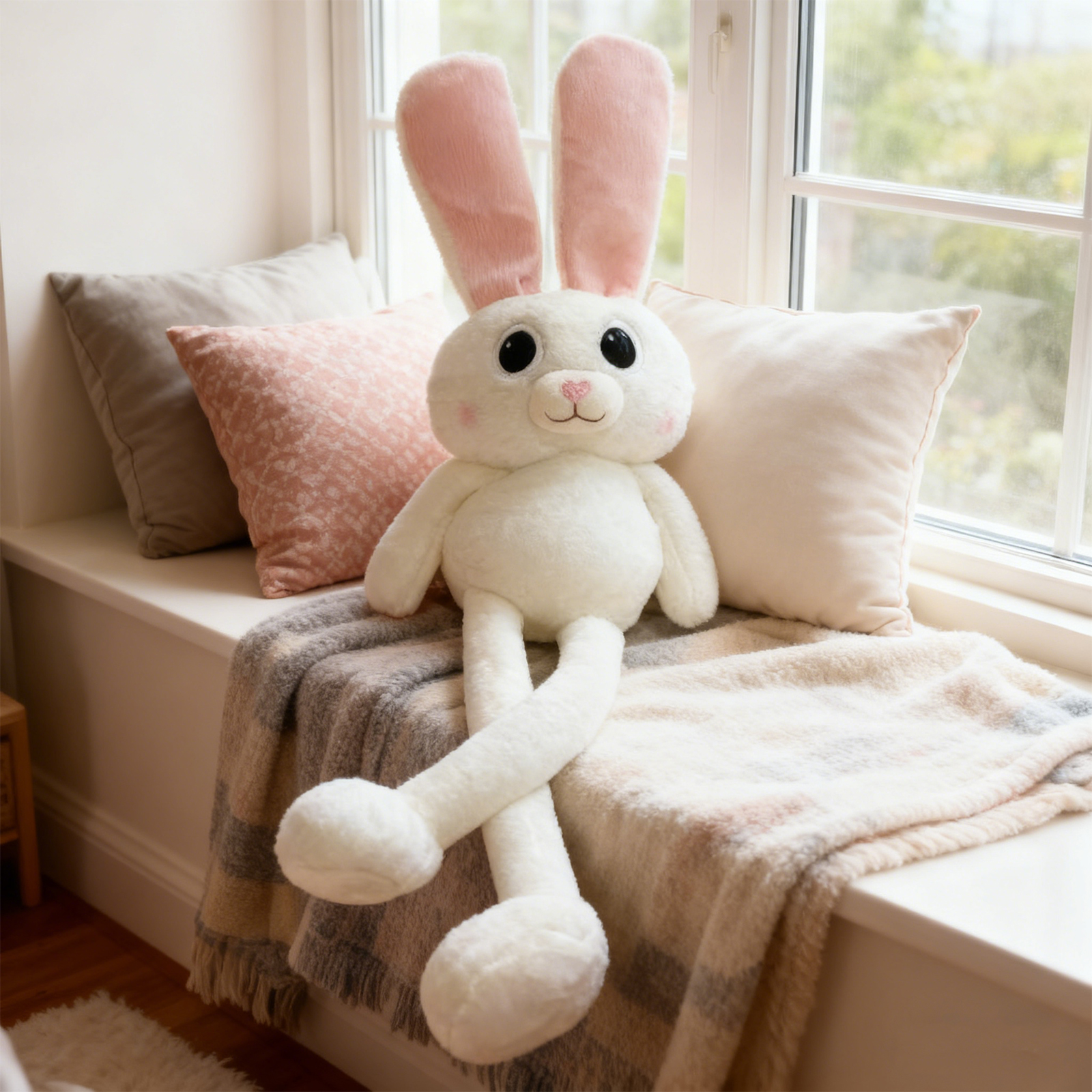 Muñeca de Conejo de 95 cm Blanco 8124 — imagen 5