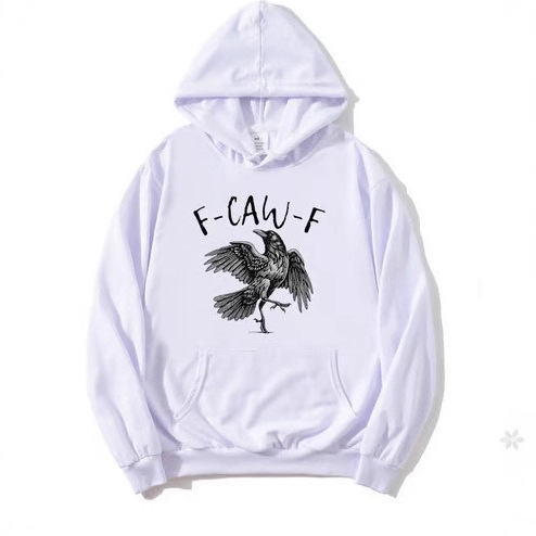 Crow Print Hoodie Sweatshirt Men's Casual Sportswear — image 6