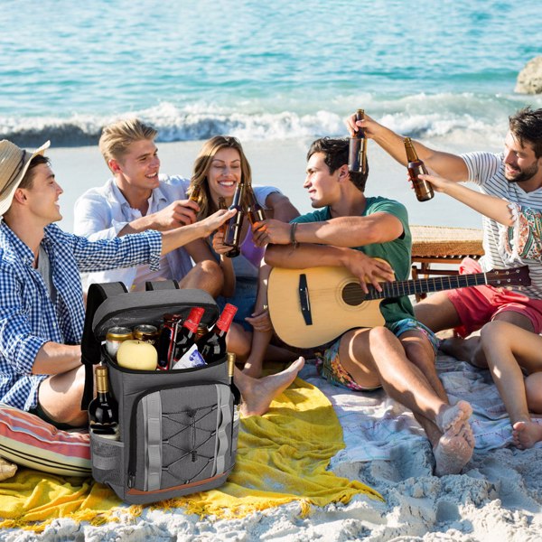 Mochila Refrigerada 36 Cán Leakproof Mochila Refrigerada Con 25L-6.6Gal Para Pícnic, Camping, Playa, Senderismo, Pesca y Viaje — imagen 1