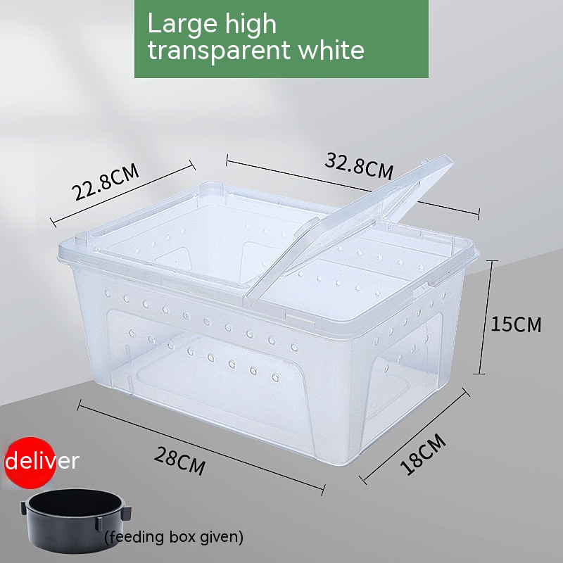 Caja para Alimentar Gusanos de Sedilla para Tortuga Pet — imagen 8