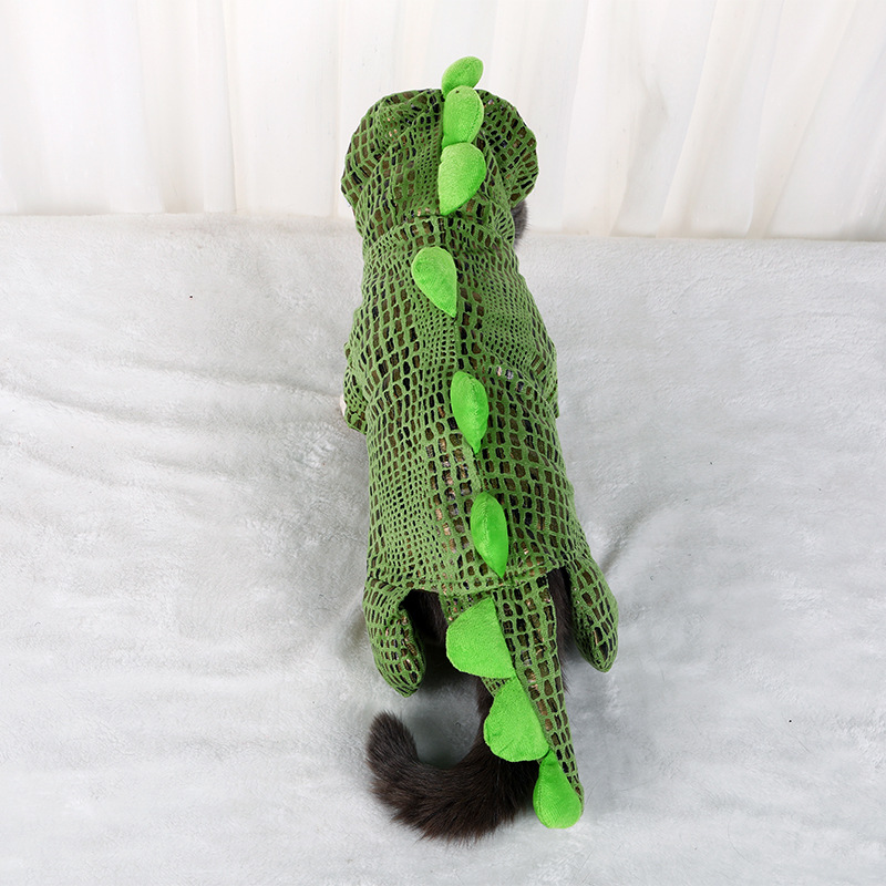 New Halloween Dog Crocodile Models Transforming Clothes Christmas Weird Pet Costumes Puppy Clothes — image 3