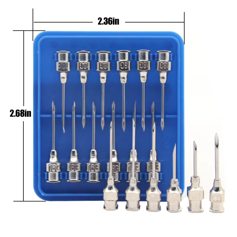 Caja de Agujas Veterinarias de Acero Inoxidable Para Jeringas, Inyección y Vacunación, Herramientas Veterinarias Para Cerdos, Vacas, Ovejas, Aves y Ganado, Suministros Para Animales de Granja — imagen 4