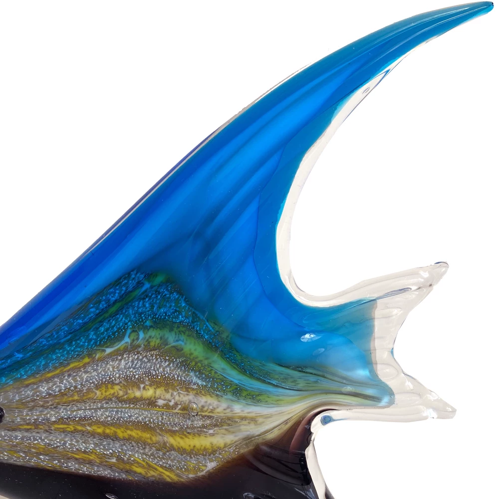 New handmade glass tropical fish ornaments are available every year, with modern home foyer decoration and fish tank landscapin — image 2