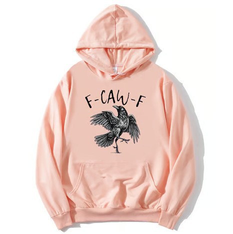 Crow Print Hoodie Sweatshirt Men's Casual Sportswear — image 13