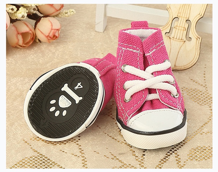 Zapatos para Mascotas de Denim y Canasta Transpirables y Cómodos — imagen 7