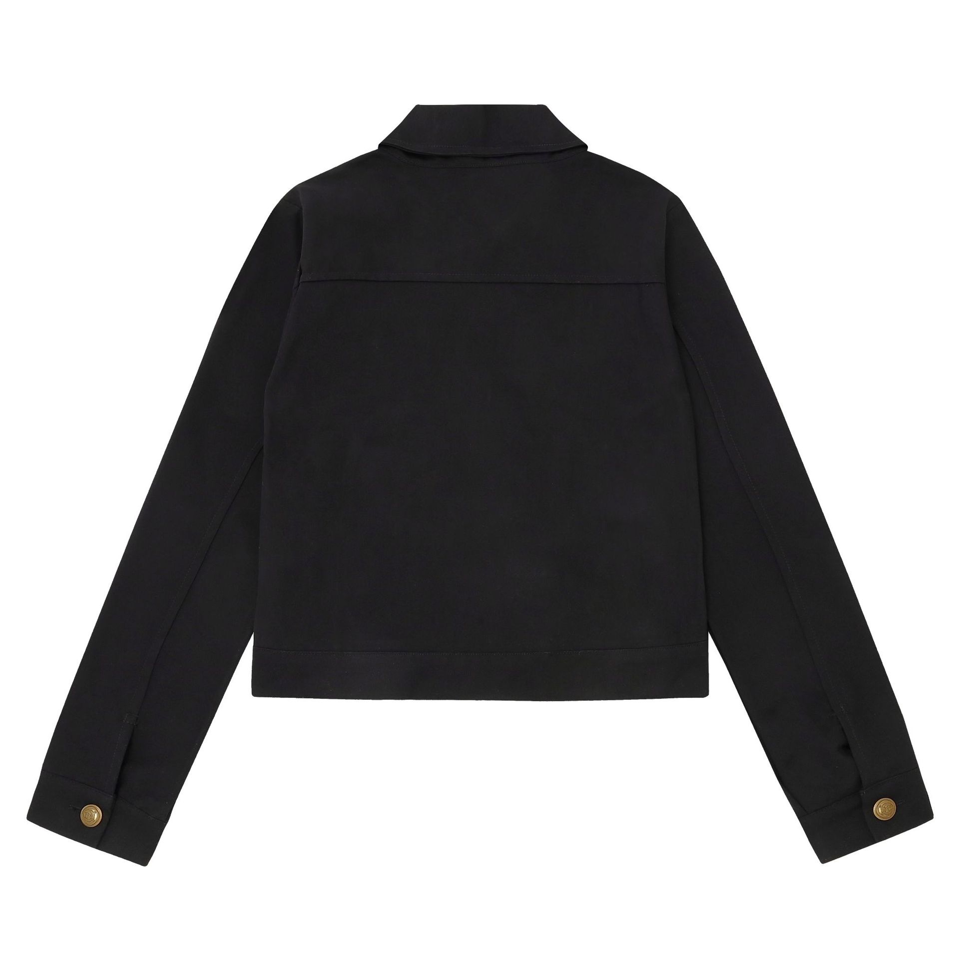 Leopard Print Zipper Lapel Workwear Jacket Women Oversize Casual Outerwear — image 4