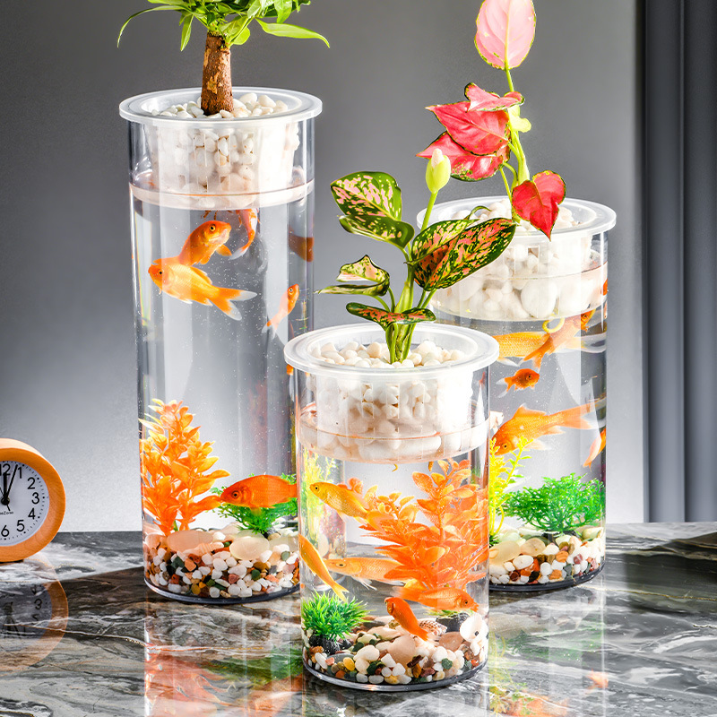Jardín de Macróscopos para Sala Decorativo de Acuario en Transparencia Plástica Creativo — imagen 15