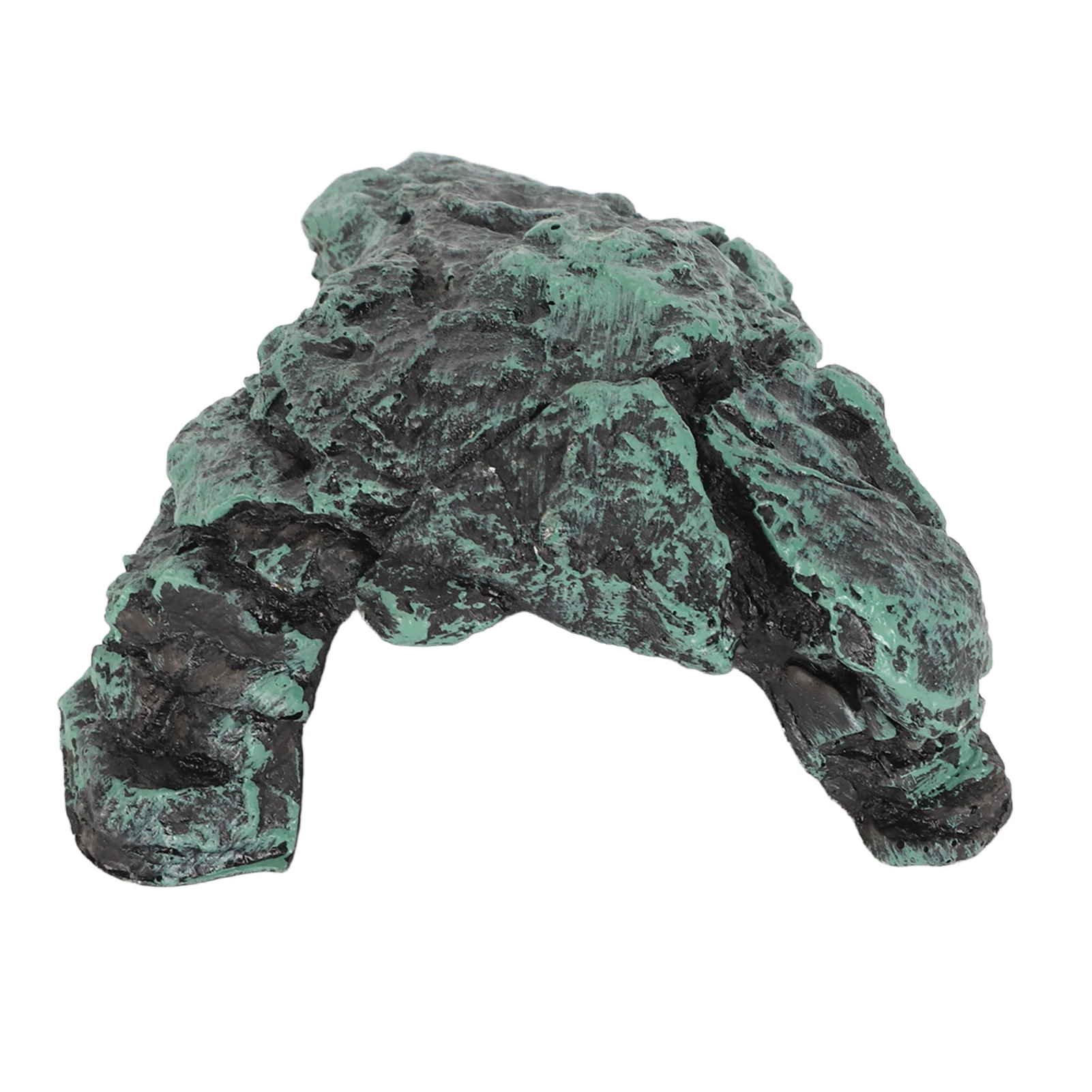 Reptile Rock Hide Cave Simulation Realistic Safe Comfortable Resin Rock Hideout for Terrarium Decoration — image 4