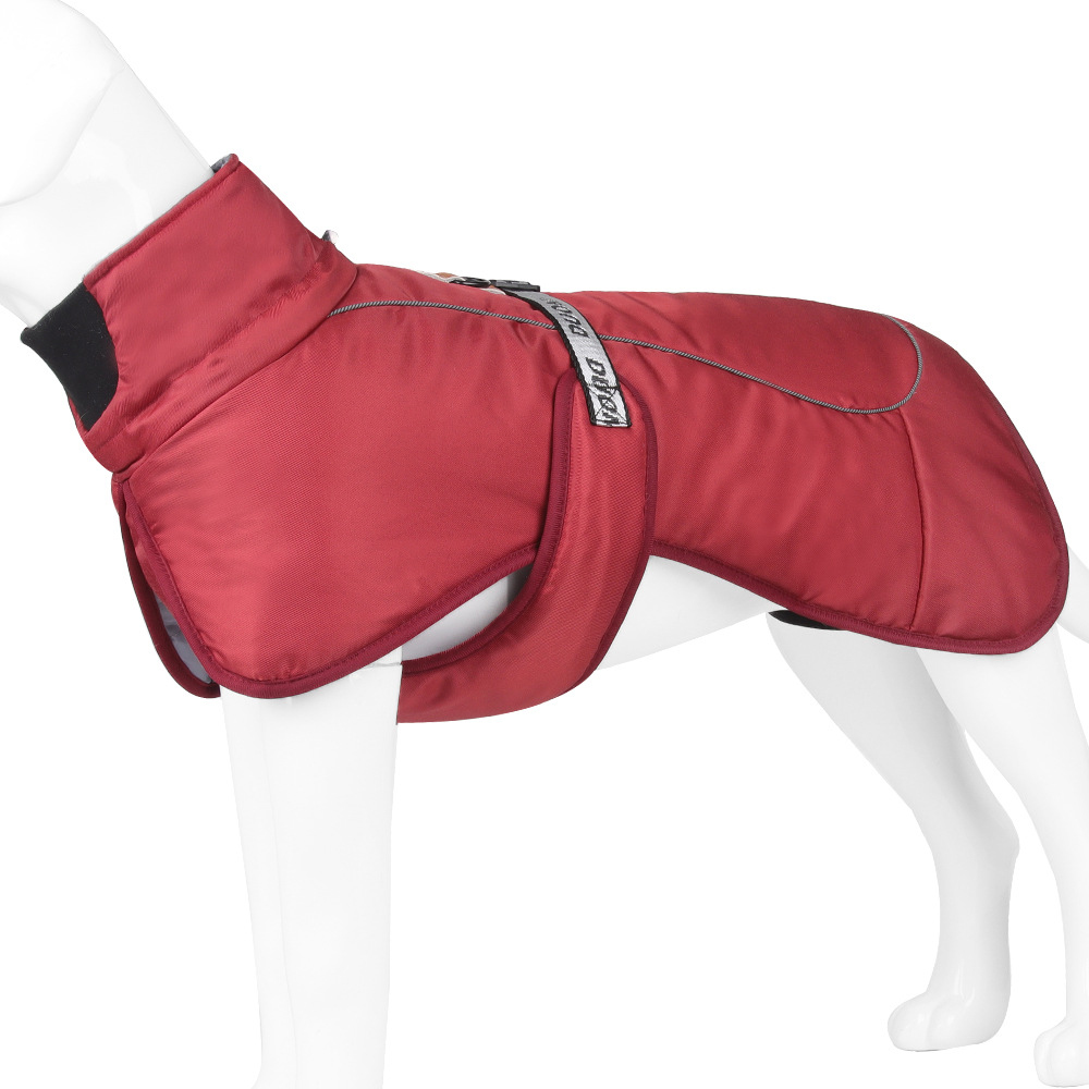 Ropa Nueva de Otoño e Invierno para Perros, Abrigo Acolchado y Cálido para Perros Grandes, Ropa de Algodón Reflectante para Perros Grandes, Ropa para Mascotas — imagen 6