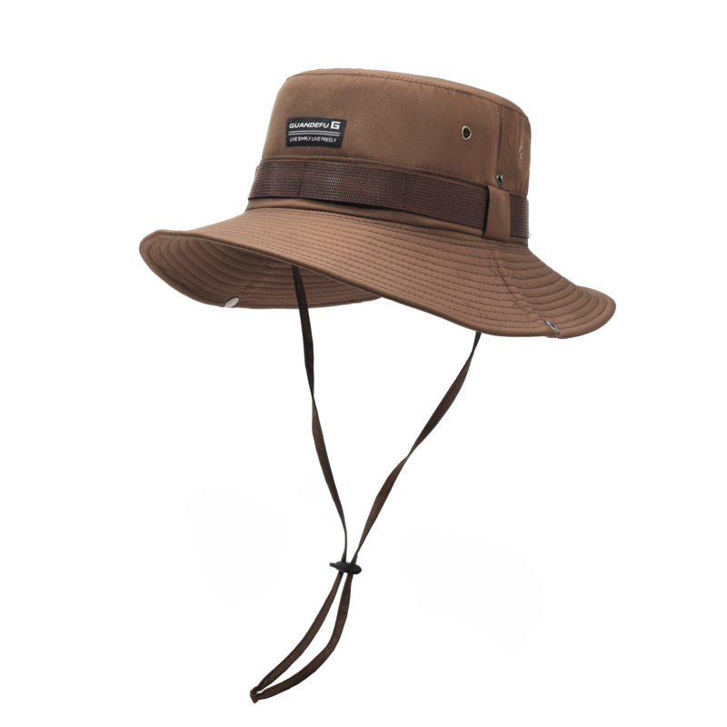 Summer Outdoor Sun Hat Hiking Fishing UV Protection Hat for Men and Women, Fashionable Bucket Hat, Trendy Casual Breathable Hat — image 9