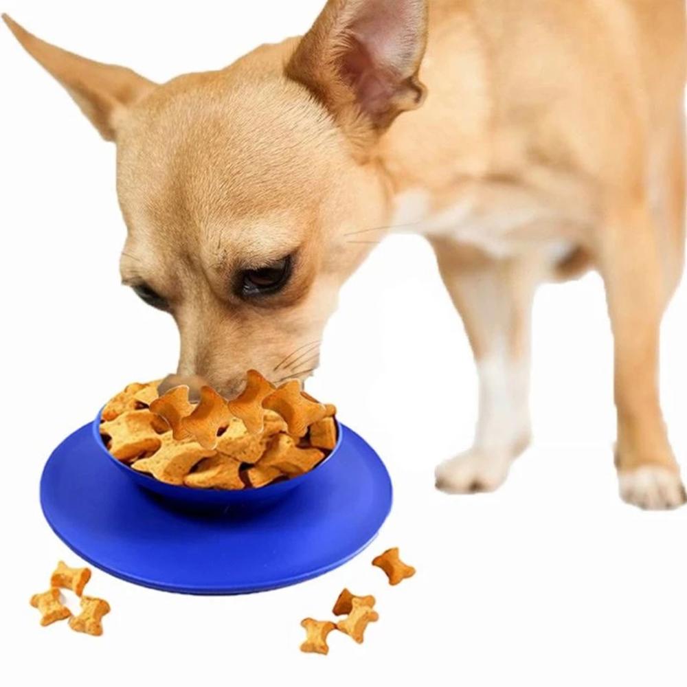 Silicone suction bowl mat non-slip pet bowl non-slip collapsible dog bowl mat and sucker feet silicone food caps 30D6 — image 3
