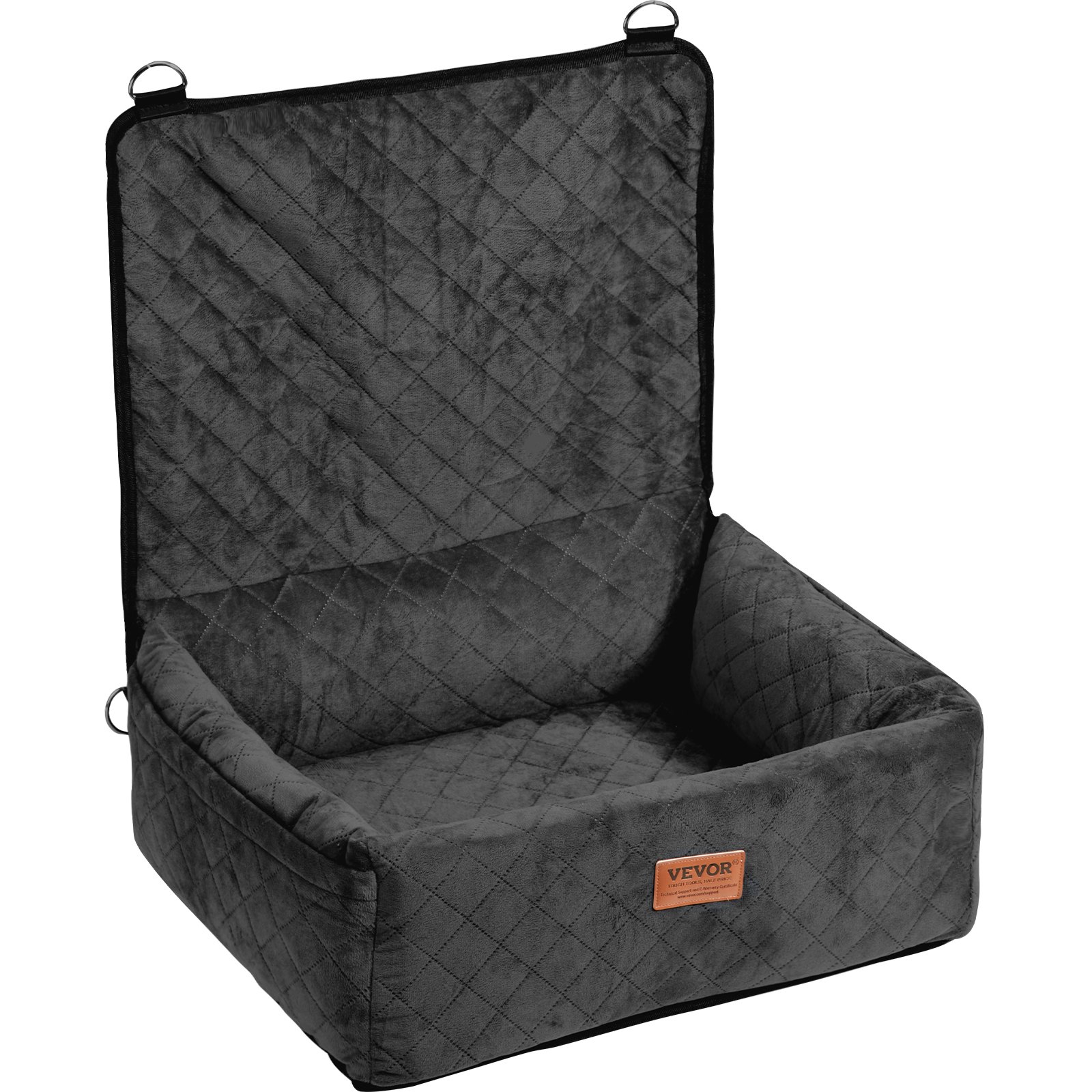 Asiento de Automóvil para Perros para Pequeños y Medianos Hasta 18 kg Negro — imagen 1