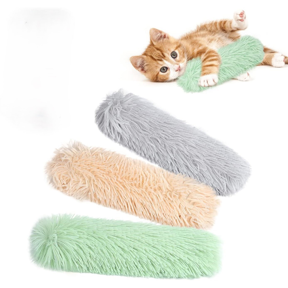 3 Pack Catnip Kicker Toys For Indoor Cats, Soft Plush Cat Kick Stick With Crinkle Paper, Interactive Cat Toy To Stimulate Hunting Instinct, Relieve Boredom — image 1