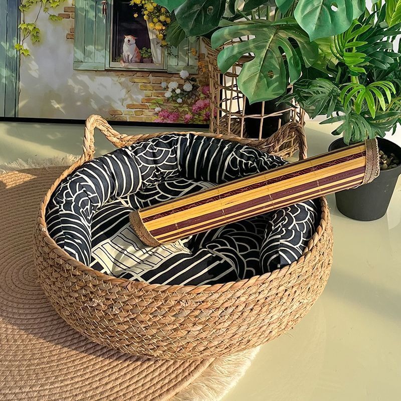Four Seasons Universal Cat Scratching Board Rattan Removable And Washable Winter Cat Litter — image 3