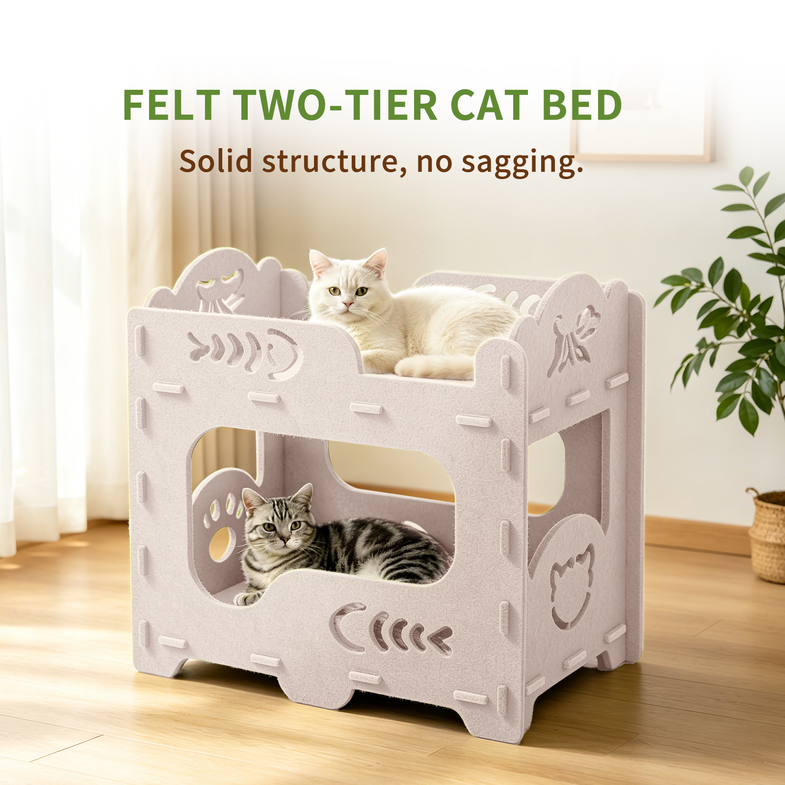 Solo Recogida en Tienda - Camita para Dos Gatos — imagen 3