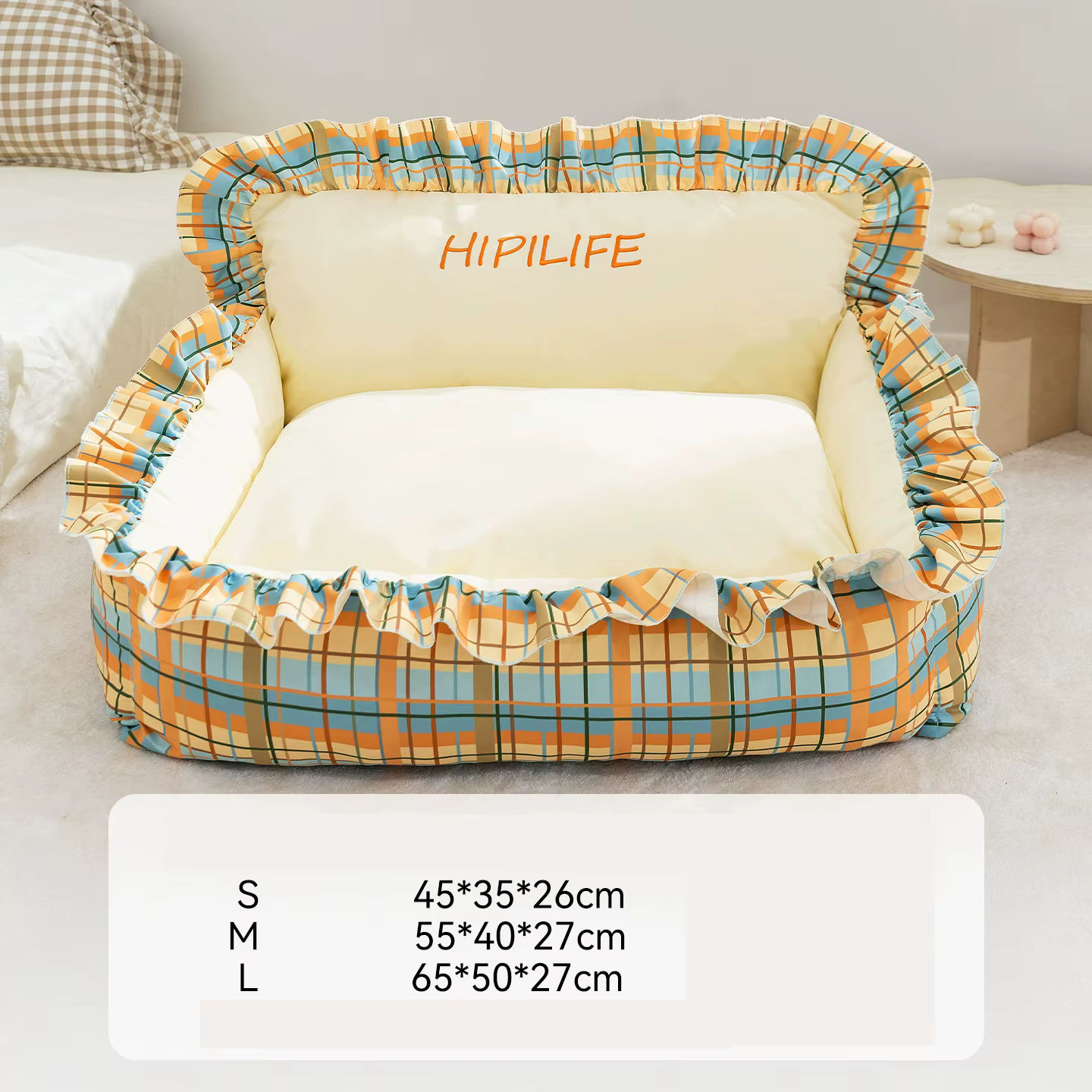 Dog Bed Pet Beds Accessories Supplies Dogs Winter Baskets Fluffy Bedding Warm Mat Sofa Big Accessory Small Breeds Puppy Cats — image 4