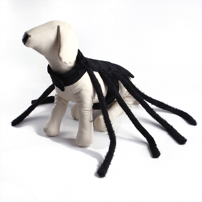 Spider Back Design Pet Halloween Costume – Fits Cats, Small/Medium Dogs & Puppies — image 1