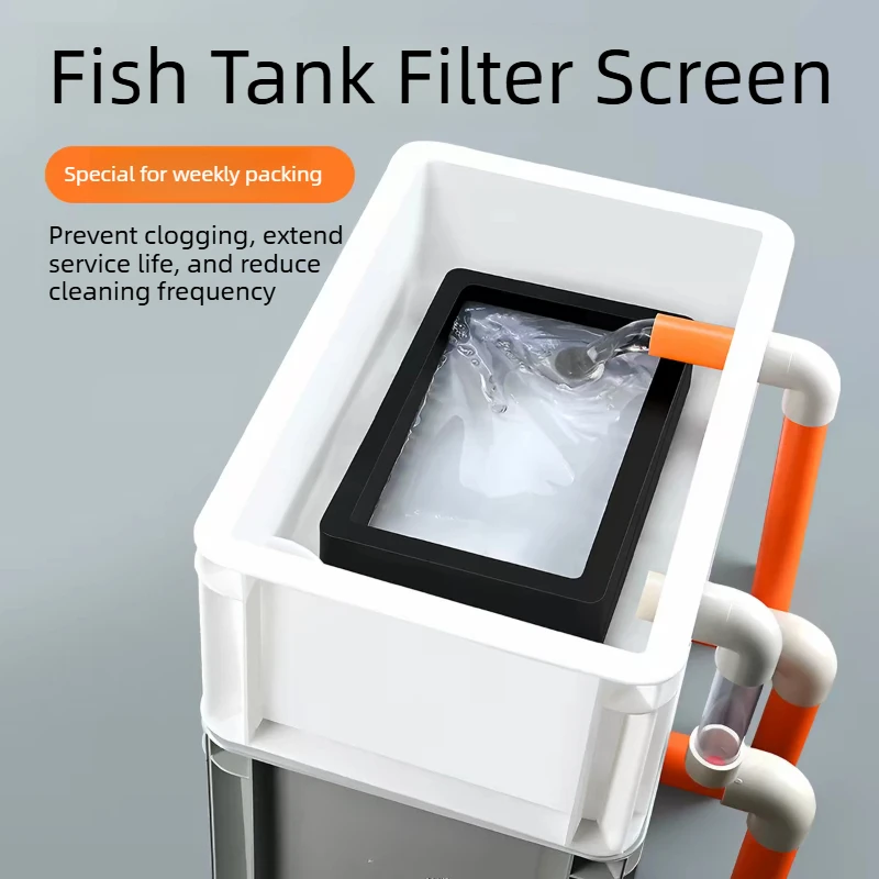 Pantalla de Filtro de Tanque de Peces, Separador de Residuos de Peces, Red de Filtrado, Malla para la Caja de Volteo del Acuario, Accesorios de Filtración — imagen 1