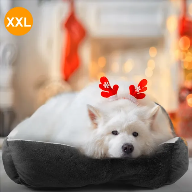 Cama de Pelo Suave y Térmico para Perros Gatos - Colchón Sofá Acogedor XXL — imagen 3
