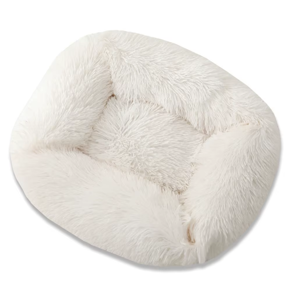 Square Dog Bed Long Plush Solid Color Pet Beds For Little Medium Large Pets Super Soft Winter Warm Sleeping Mats For Dogs Cats — image 17