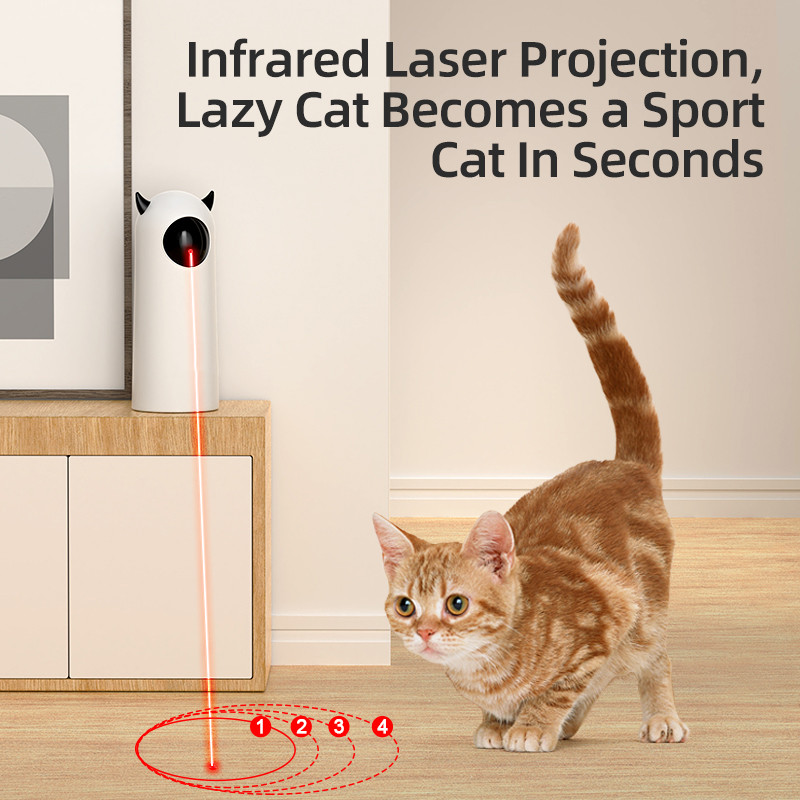Juguetes de Teaser para Gatos Eléctricos Automáticos Infrarrojos — imagen 1