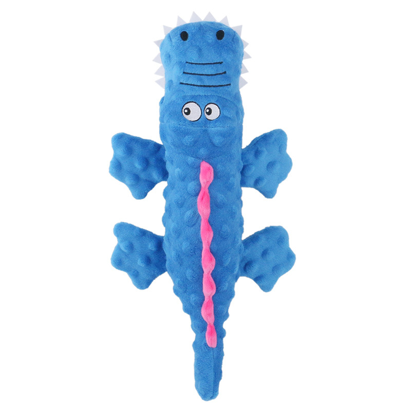 New Pet Plush Toys Voice Crocodile Grinding Teeth Resistant Cute Cartoon Dog Toys Pet Supplies — image 6